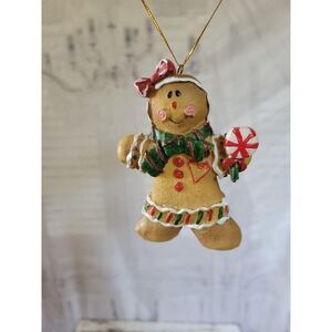 Gingerbread candy cane lollipop ornaments Xmas‎ hol